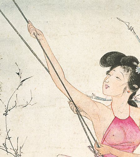 山东-胡也佛的仕女画和最知名的金瓶梅秘戏图